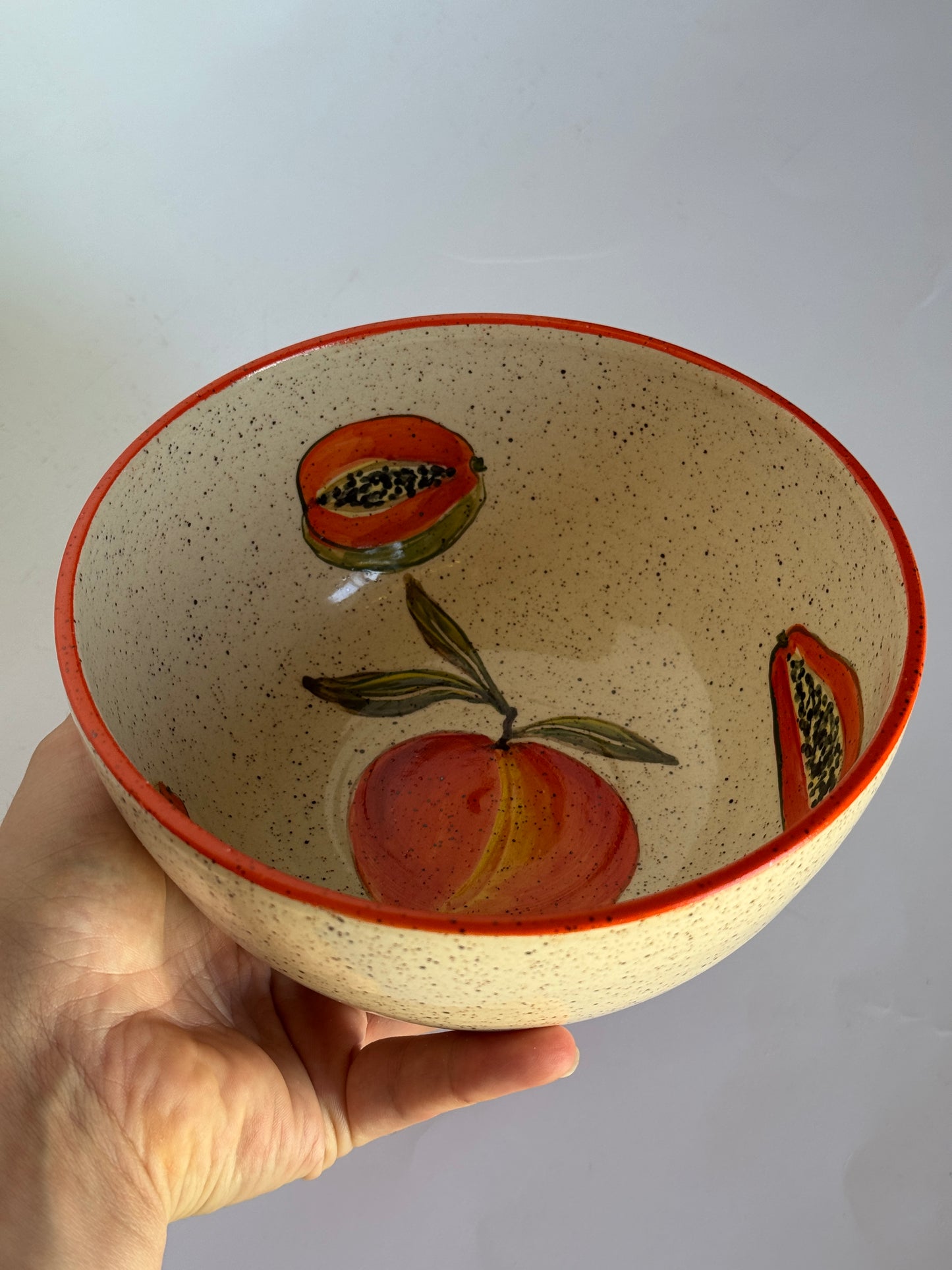 Bowl Peach and Papaya