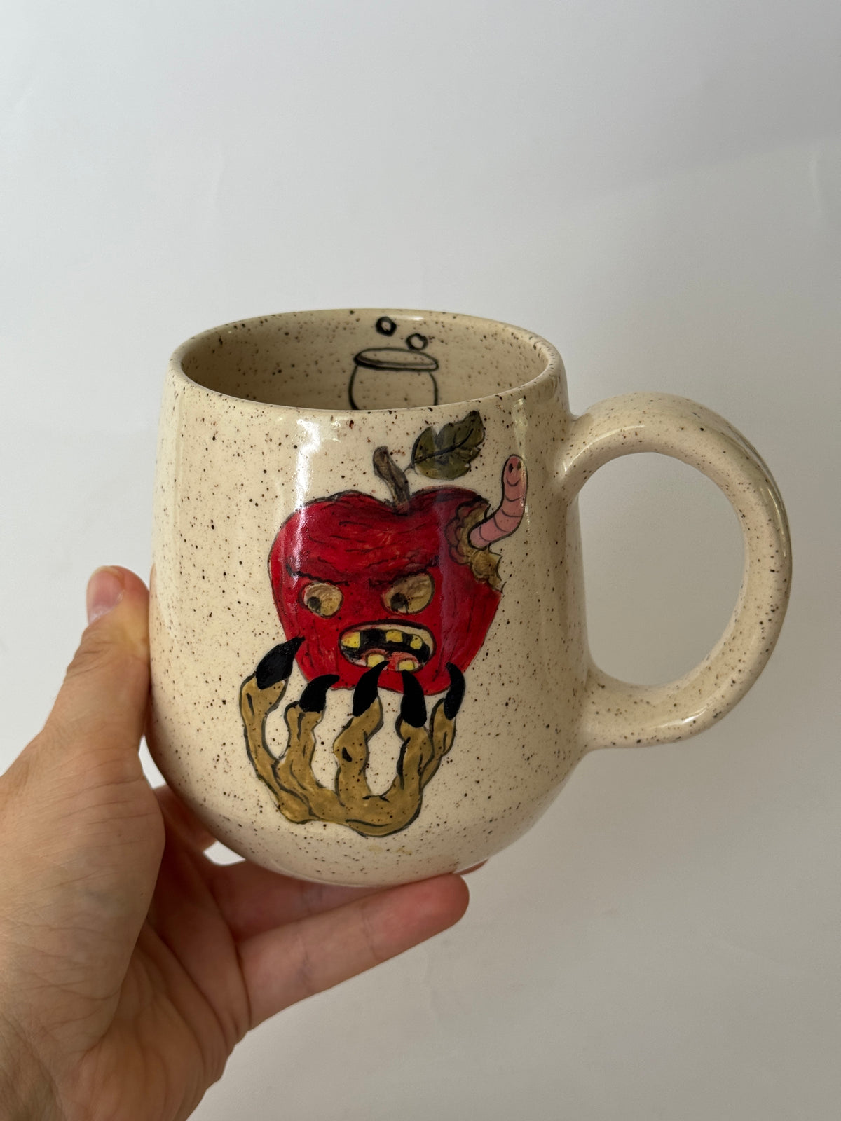 A PREVIEW Halloween Mug Witch Apple
