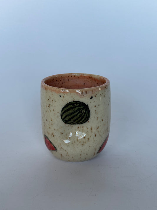 Pinched Espresso Cup Watermelon
