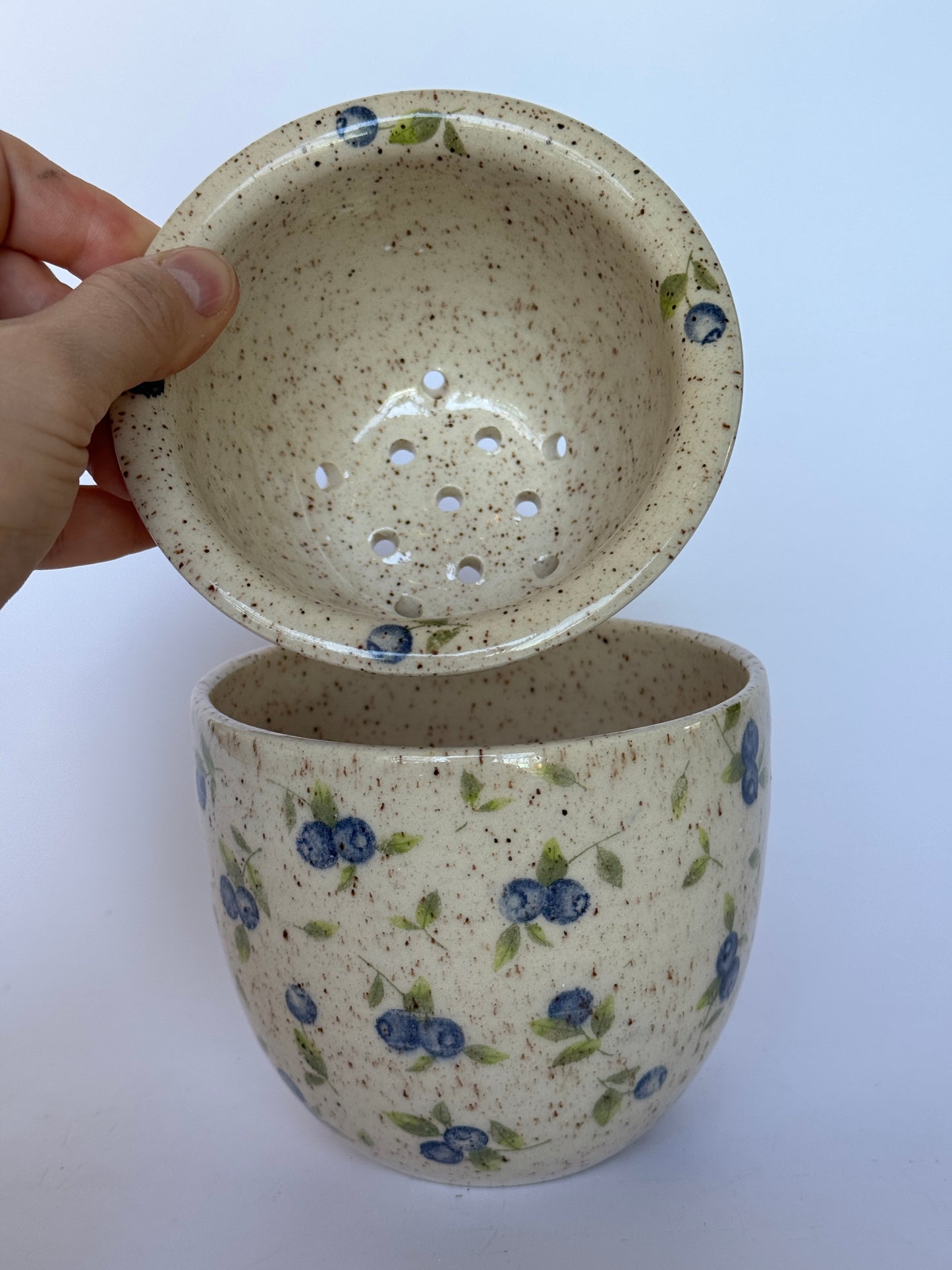Blueberry Strainer+Bowl set #1