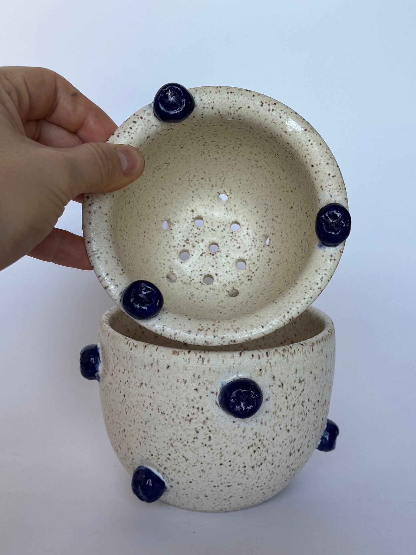 Blueberry Strainer+Bowl set #2