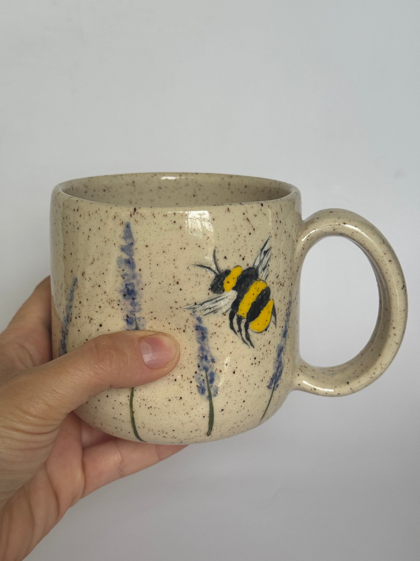 Lavender/Bee Mug