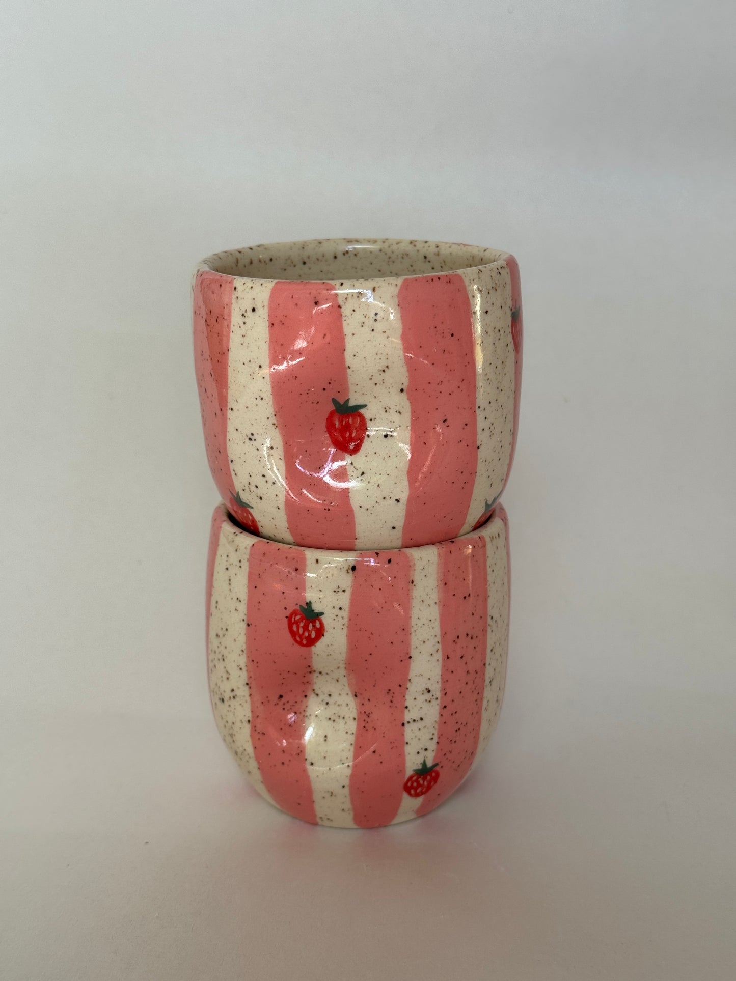 Pinched Espresso Cup Strawberry