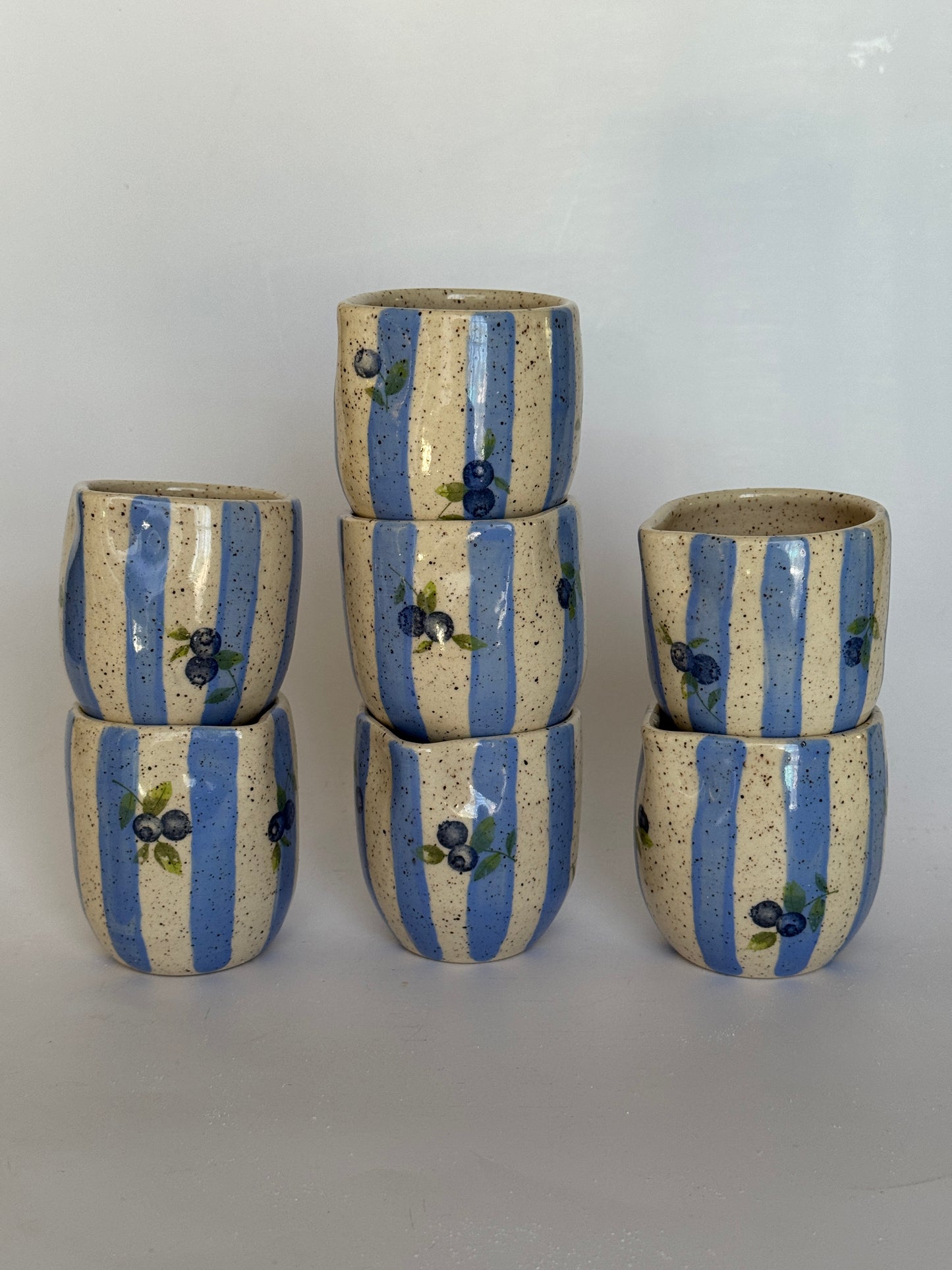 Blueberry Espresso Cups with Spout