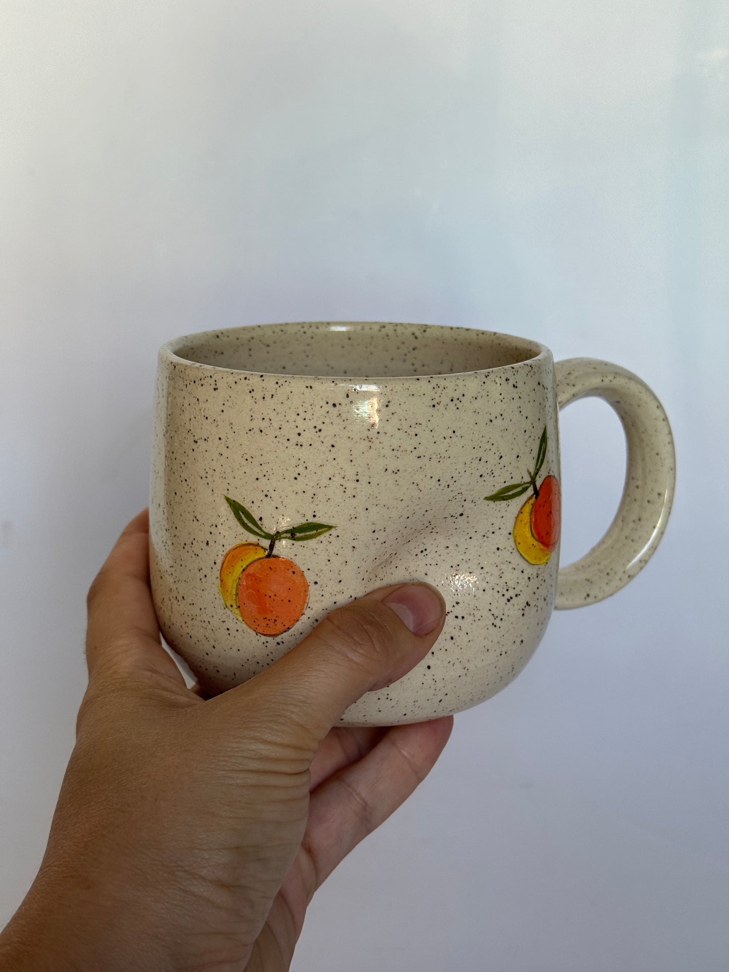 Pinched Mug Peach