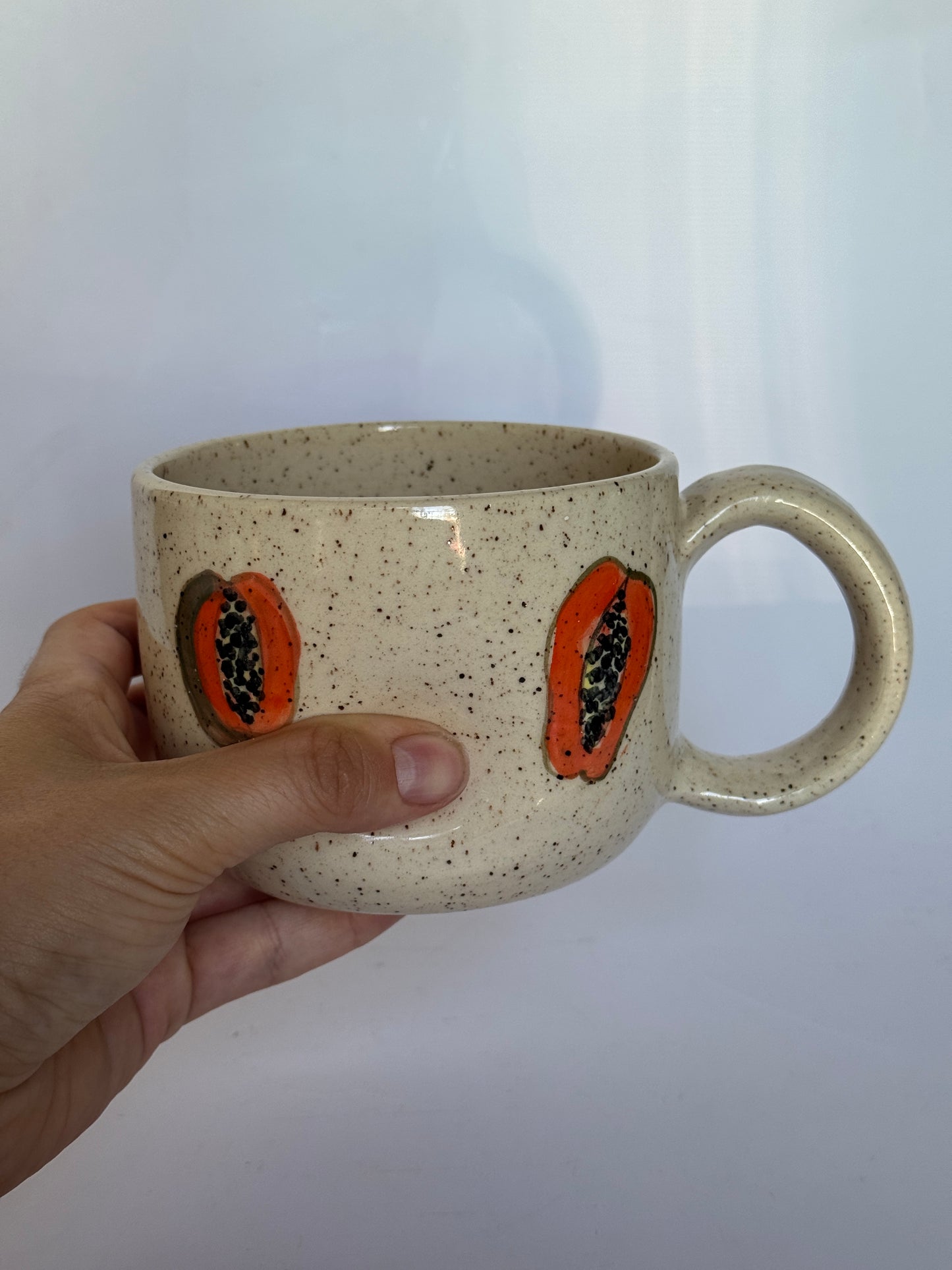Pinched Mug Papaya