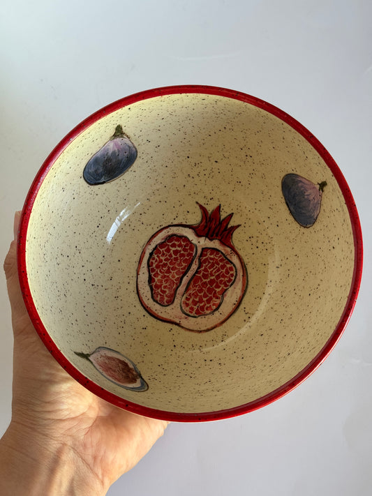 Bowl Pomegranate and Figs