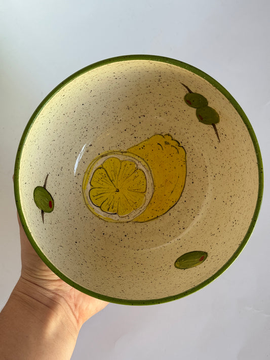 Bowl Lemon and Olives