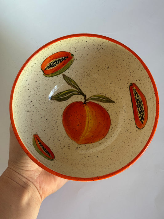 Bowl Peach and Papaya