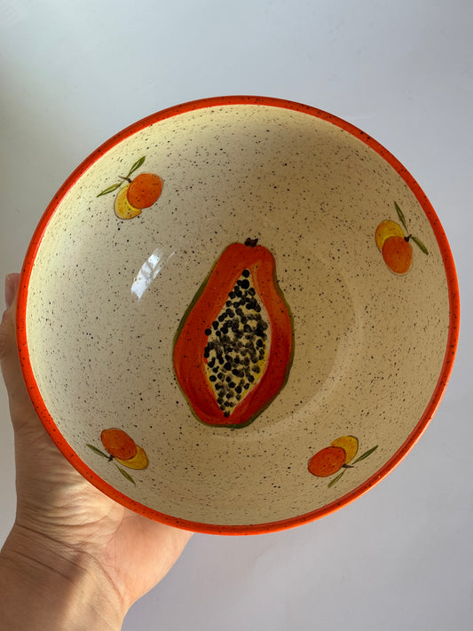 Bowl Papaya and Peach