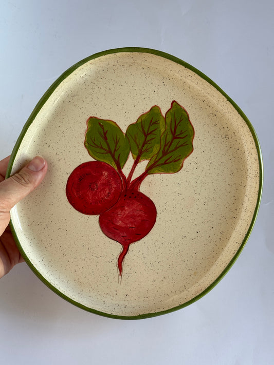 8” Plate Beets