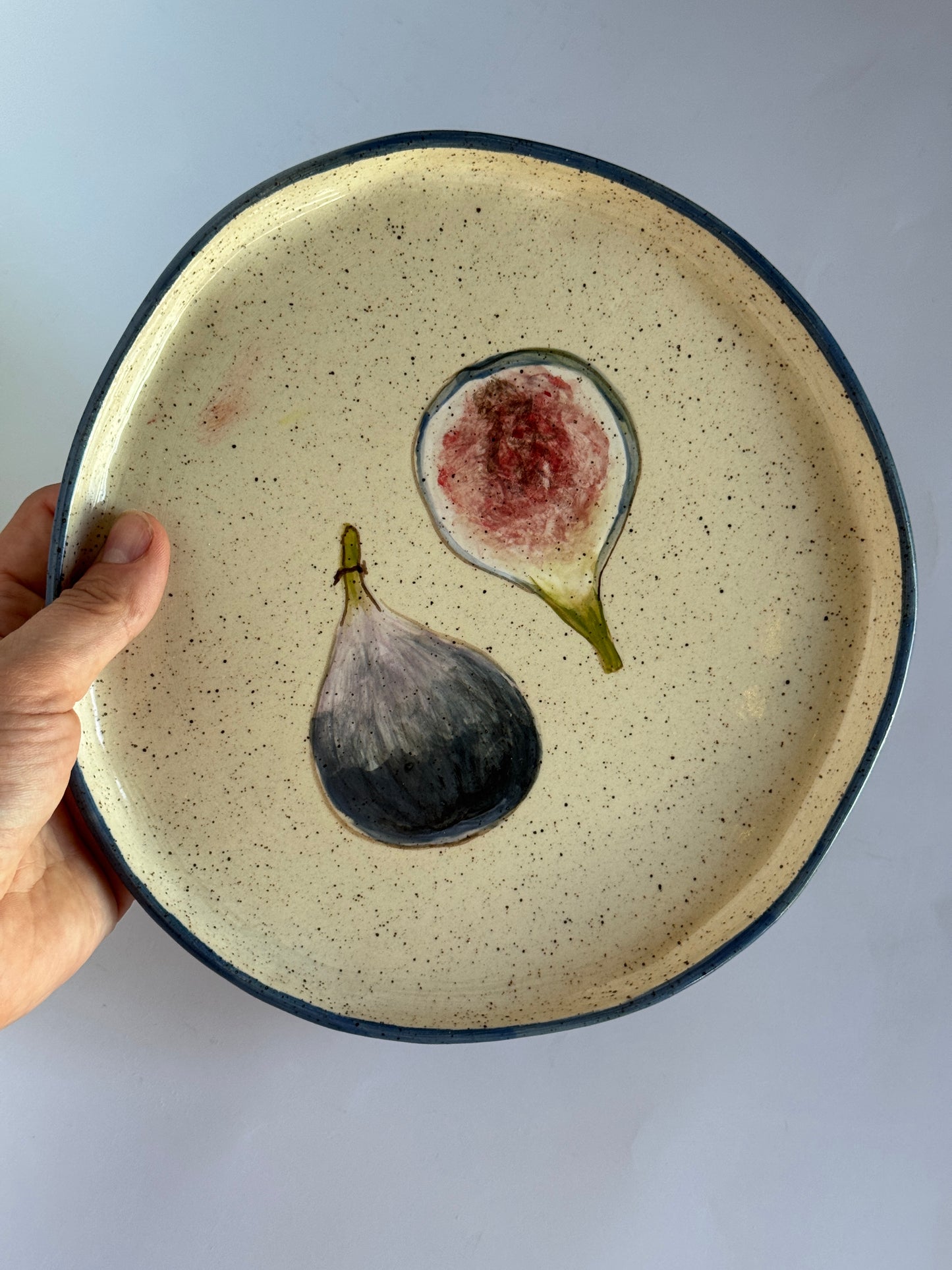 8” Plate Figs