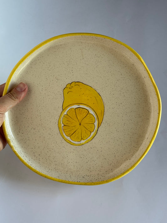 8” Plate Lemon