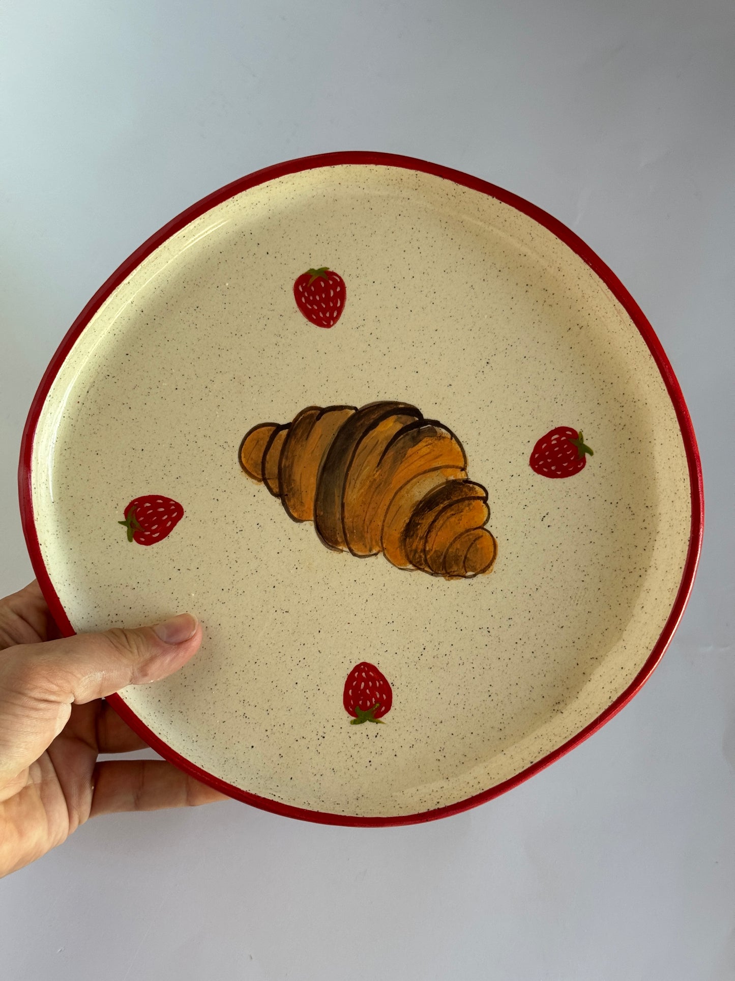 8” Plate Croissant