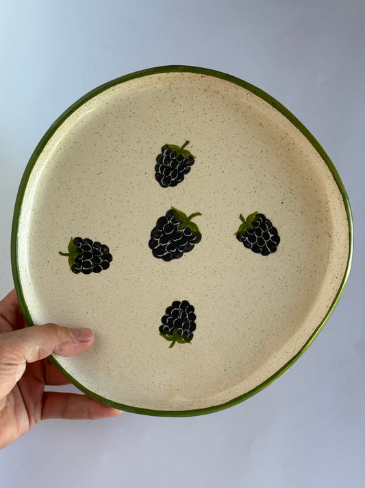 8” Plate Blackberries