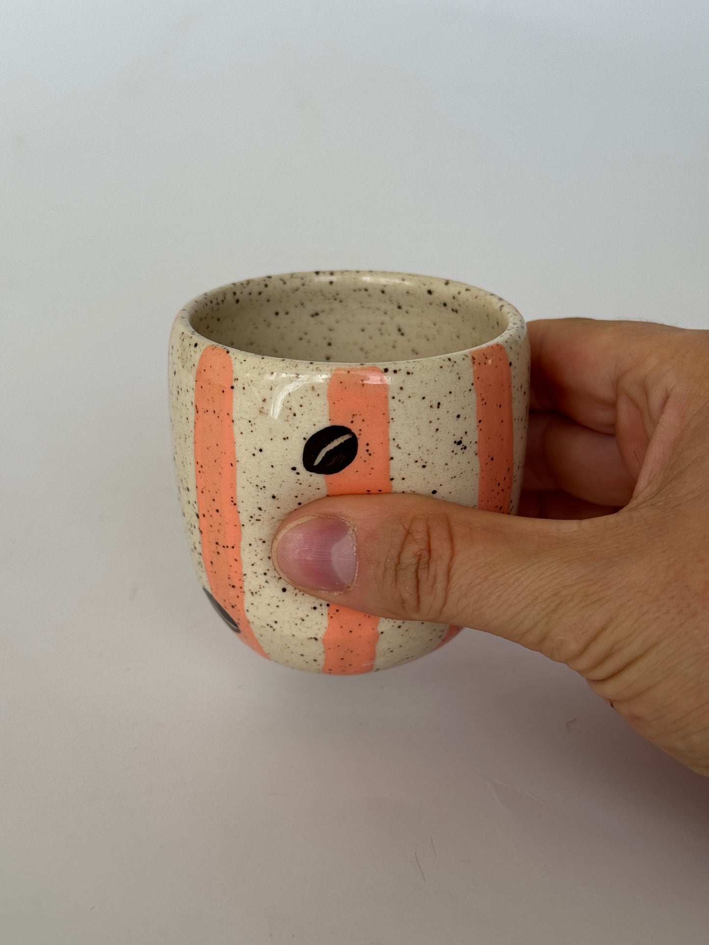 Coffee Beans Espresso Pinched Cups