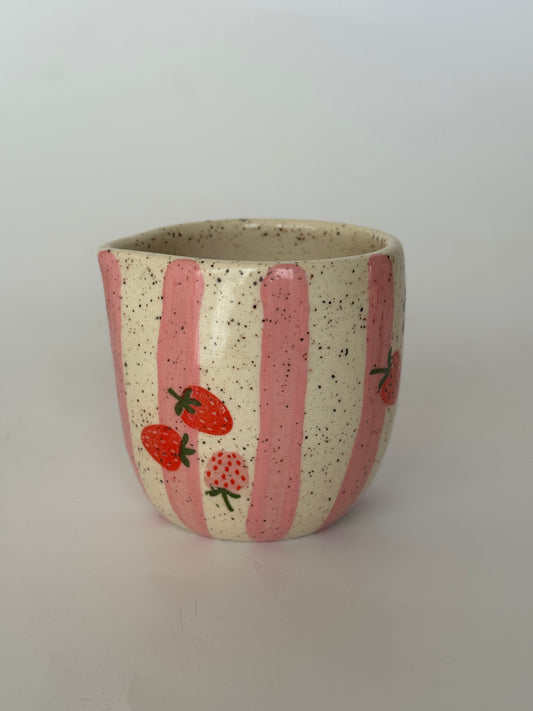 Strawberry Espresso Cups with Spout