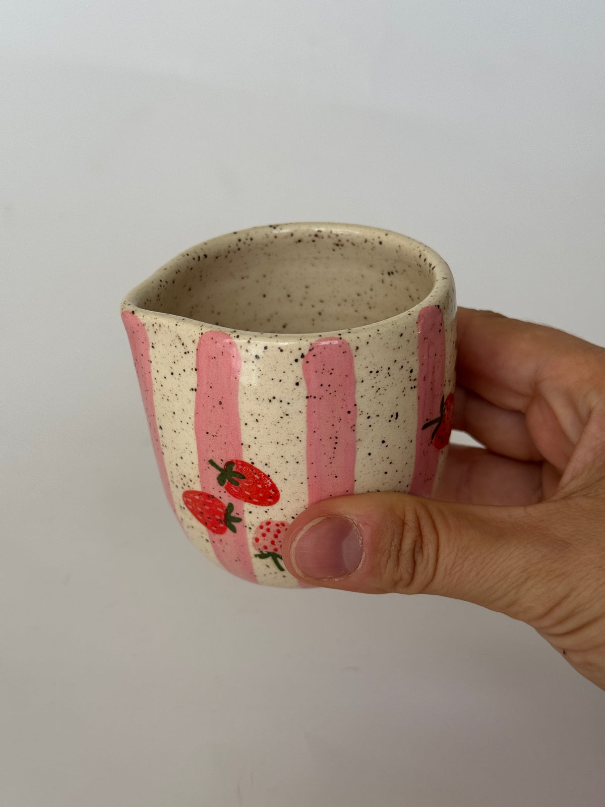 Strawberry Espresso Cups with Spout
