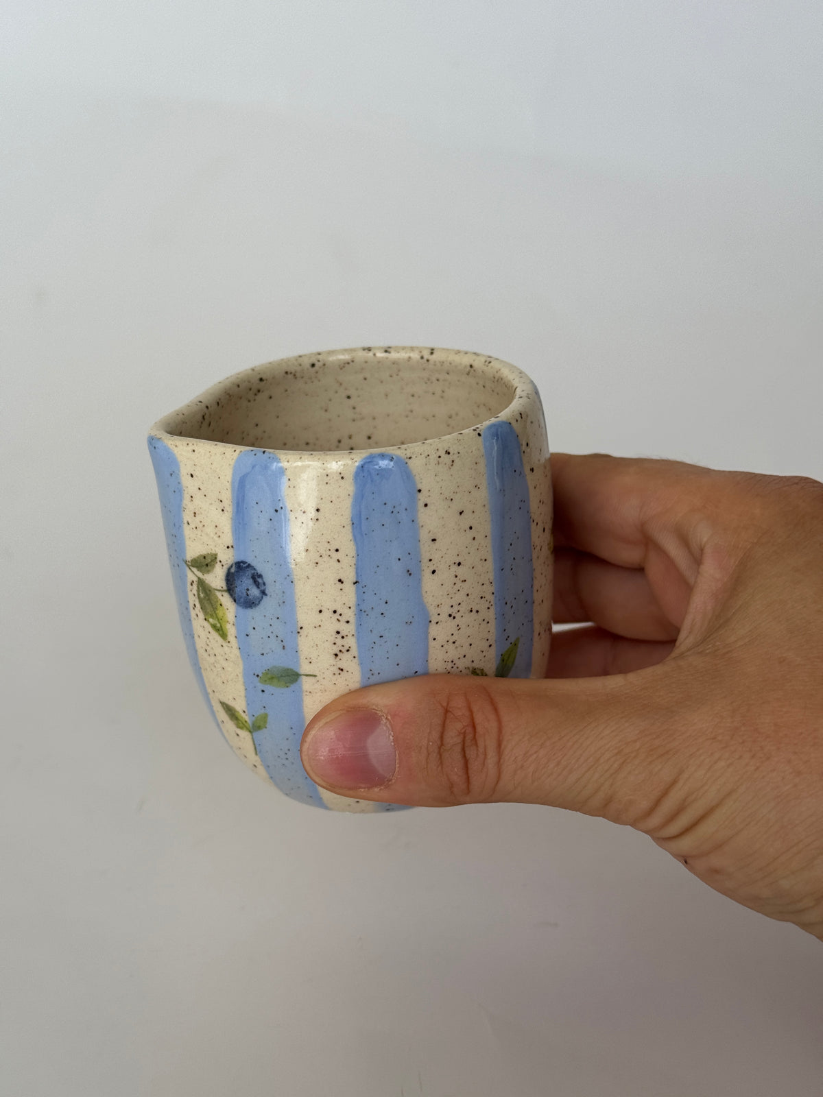 Blueberry Espresso Cups with Spout