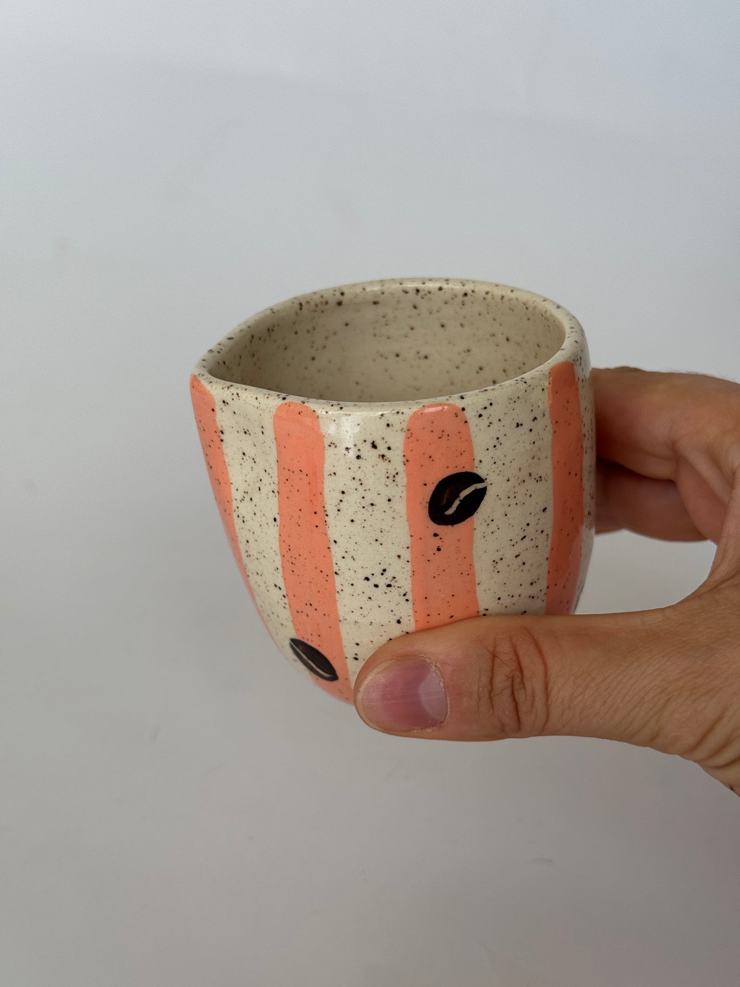 Coffee Beans Espresso Cups with Spout