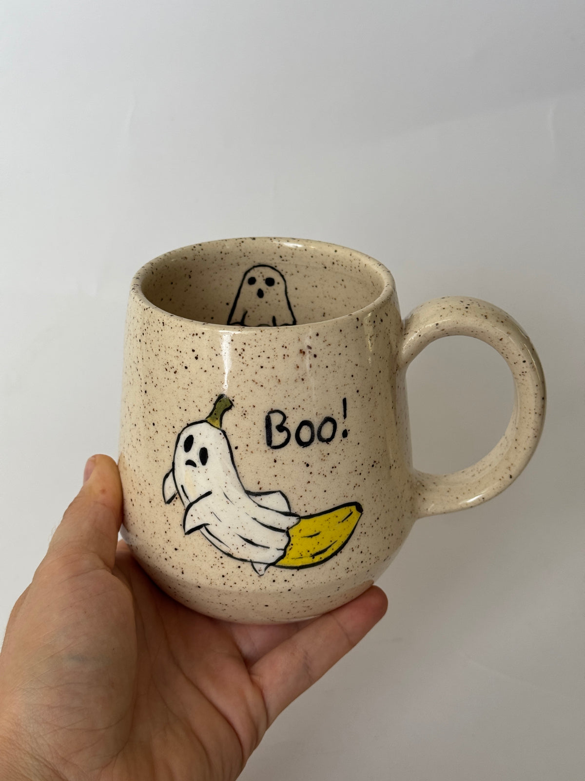 A PREVIEW Halloween Mug Ghost Banana